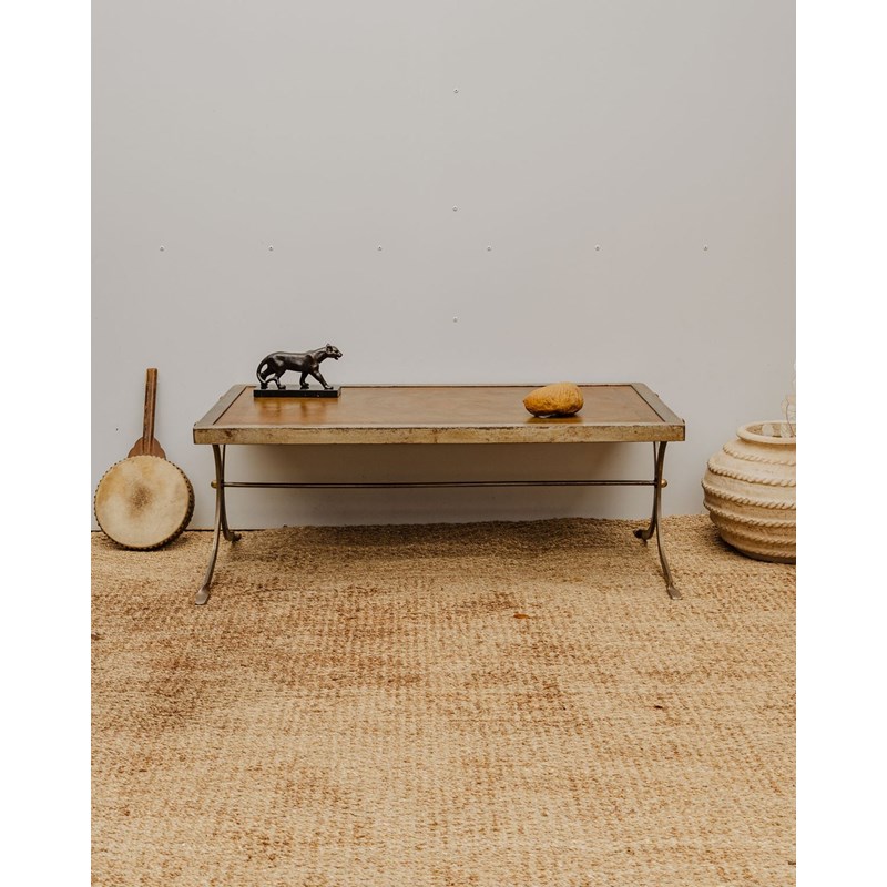 Table basse industrielle en métal n°822