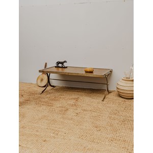 Table basse industrielle en métal n°822