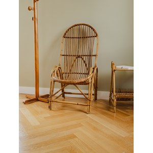 Ernest, le fauteuil en rotin n°722