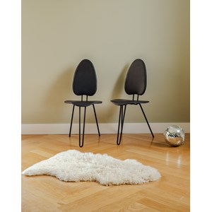 Alma, la paire de chaises noires n°1291