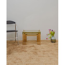 Tables gigognes dorées n°140