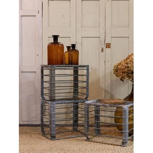 Nsemble de pots d'apothicaire en verre n°824