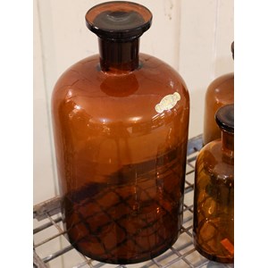 Nsemble de pots d'apothicaire en verre n°824