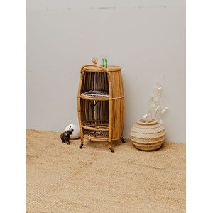 Desserte bar en rotin n°172