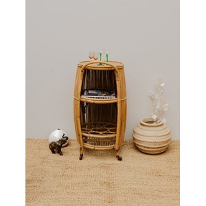 Desserte bar en rotin n°172