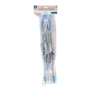 Poussette canne en tissu bleu 54 cm