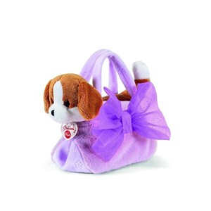 Peluche chien avec sac - taille xs