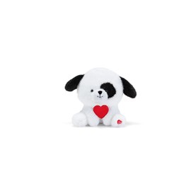 Peluche chien coeur rouge - taille xs