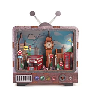 Maquette bois 3d - tv londres