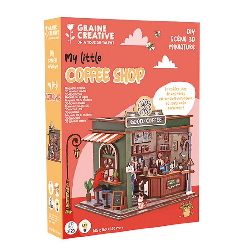 Maquette graine creative rose