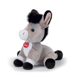 Peluche cesar l ane gris taille s