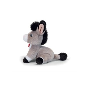 Peluche cesar l ane gris taille s