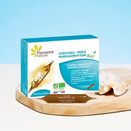Ampoules confort articulaire - curcuma, harpagophytum, prêle bio