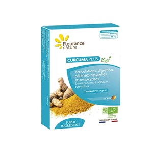 Curcuma plus bio (15 jours) triple action : articulations, digestions, immunité