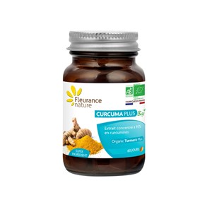 Curcuma plus bio (65 jours) triple action : articulations, digestions, immunité