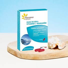 Huile de krill, vitamine c, manganèse - articulations