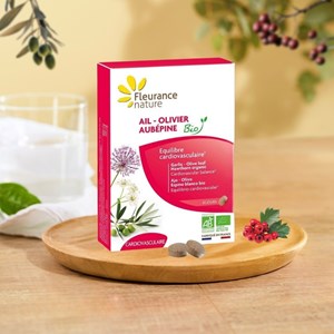 Ail, olivier, aubépine bio - equilibre cardiovasculaire