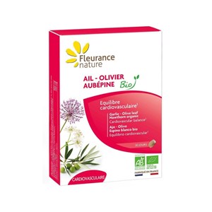 Ail, olivier, aubépine bio - equilibre cardiovasculaire