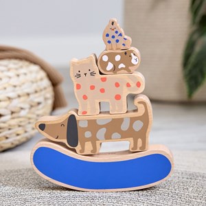 Jouet à empiler en bois little mateys