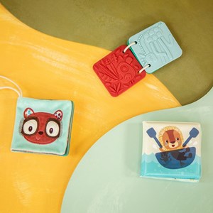 Set de naissance 3 livres sensoriels jungle