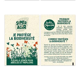 Sachet semer pour agir - je protège la b