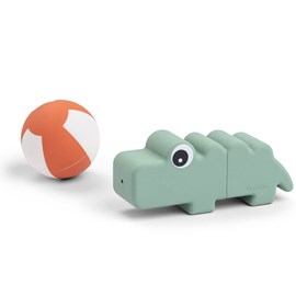 Aspergeur de bain croco vert