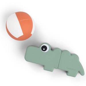 Aspergeur de bain croco vert
