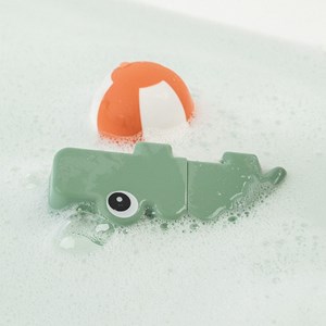 Aspergeur de bain croco vert