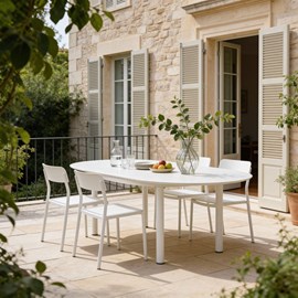 Table de jardin ronde