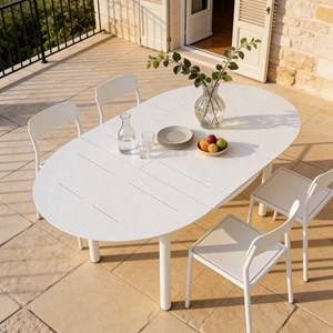 Table de jardin ronde