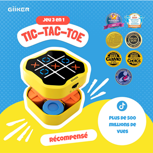 Giiker tic-tac-toe (yellow)