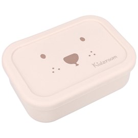 Lunch box 3 compartiments en silicone ourson sable
