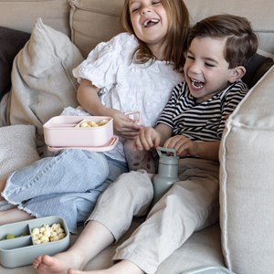 Lunch box 3 compartiments en silicone ourson sable