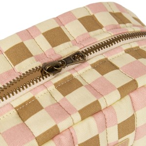Trousse de toilette imperméable yellow pink mosaic hyde park
