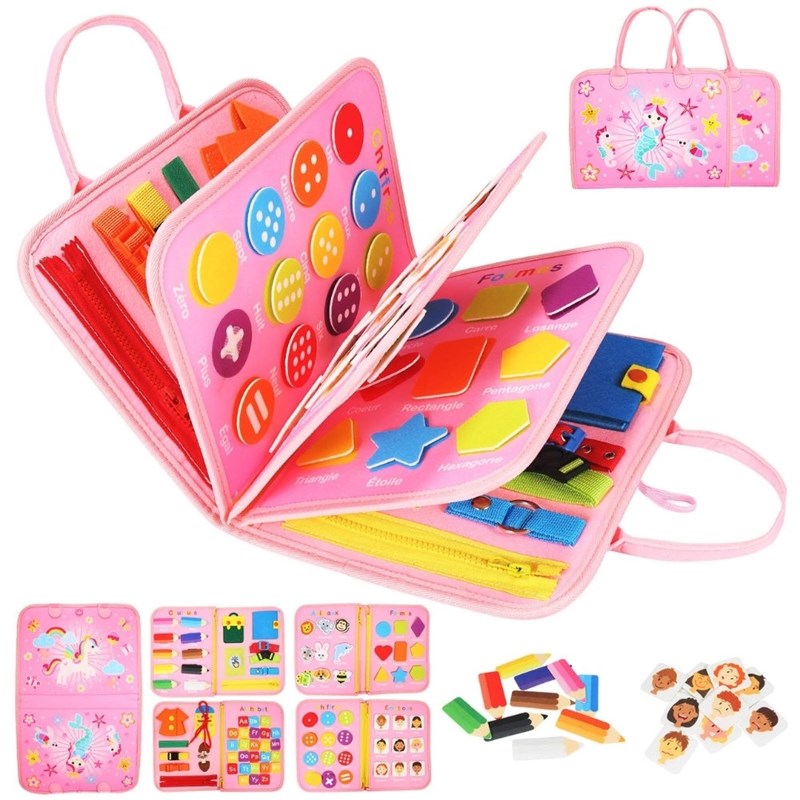 Busy board la licorne et la siréne