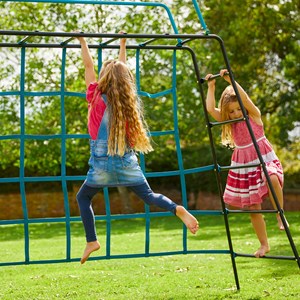 Filet à grimper avec pont de singe