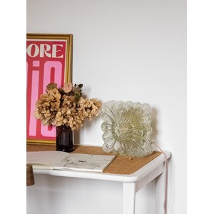 Applique carrée dorée en verre n°180