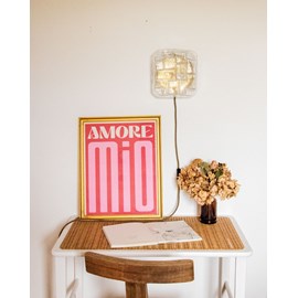 Applique ice en métal et verre n°174