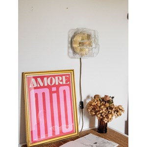 Applique ice en métal et verre n°174