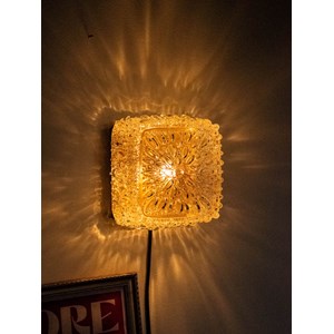 Applique murale carrée en verre n°179