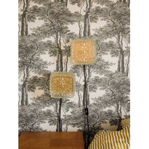 Applique murale carrée en verre n°179