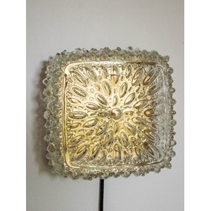 Applique murale carrée en verre n°179