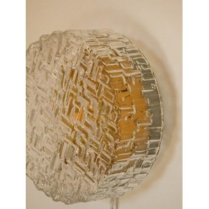 Applique texturée dorée en verre n°163