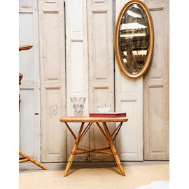 Léonie, la table basse en rotin n°476