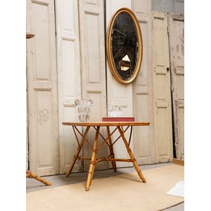 Léonie, la table basse en rotin n°476