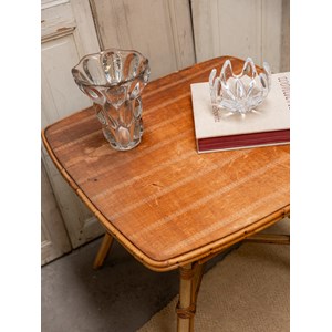 Léonie, la table basse en rotin n°476