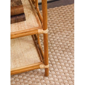 Paire d'étagères en rotin n°722