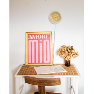 Applique texturée dorée en verre n°164