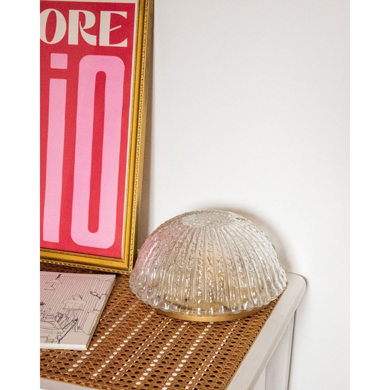 Applique demi lune texturée à poser n°172