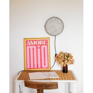 Grande applique ronde en verre n°193